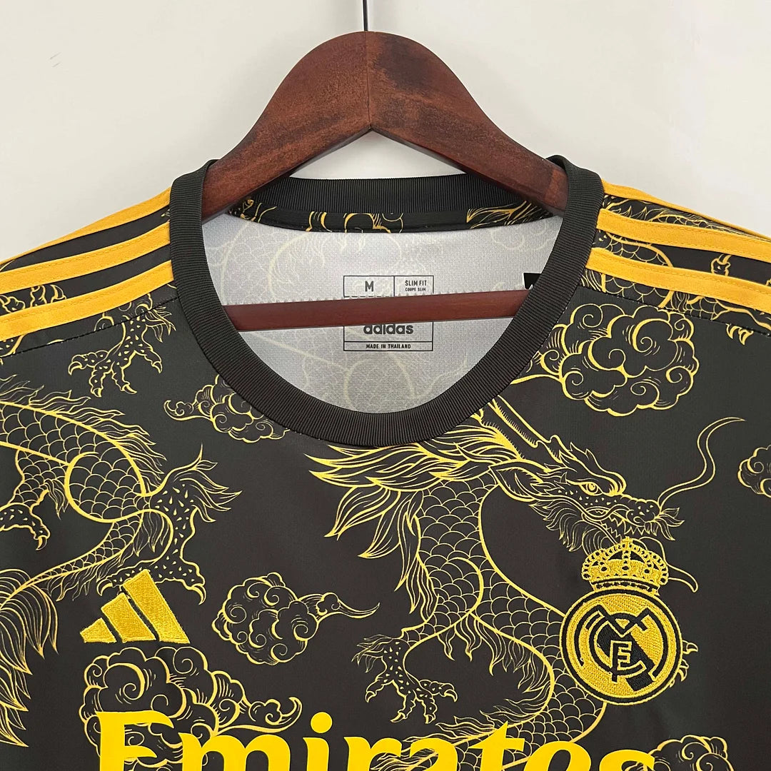 Real Madrid Gold and Black Dragon Special Edition 2023-2024